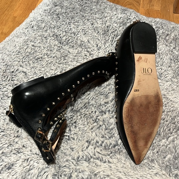 JLO studded flats, black, 6 - Picture 3 of 6